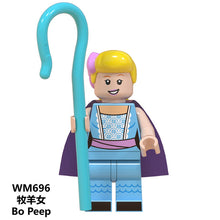 Load image into Gallery viewer, Disney Toy Story4 Movie Characters Action Figure Buzz Lightyear Alien Bonnie Woody Jessie Ducky Duke Caboom Building Blocks Kid