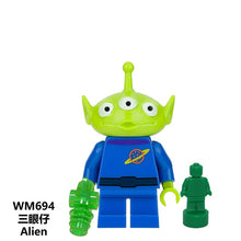 Load image into Gallery viewer, Disney Toy Story4 Movie Characters Action Figure Buzz Lightyear Alien Bonnie Woody Jessie Ducky Duke Caboom Building Blocks Kid