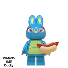 Load image into Gallery viewer, Disney Toy Story4 Movie Characters Action Figure Buzz Lightyear Alien Bonnie Woody Jessie Ducky Duke Caboom Building Blocks Kid